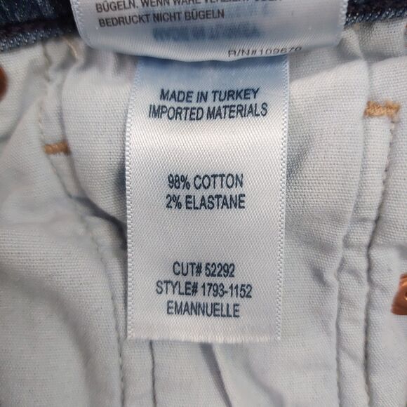 Citizens of Humanity Emannuelle Slim Boot Jeans Womens 24 Blue Stretch Comfort - Picture 12 of 12